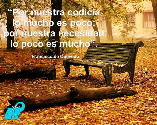 Una Enseñanza de Quevedo en la Frase del Día del Elefante Azul de Avilés
